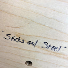 Load image into Gallery viewer, Sticks Proudly Handmade in Iowa, USA Sticks and Steel Lazy Susan
