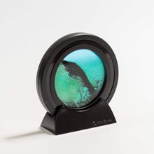 Load image into Gallery viewer, Exotic Sands Home Accents Summer Turquoise Sand Art Mini Round
