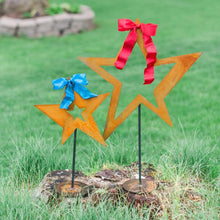 Load image into Gallery viewer, Prairie Dance Proudly Handmade in South Dakota, USA Red Ribbon SWAP™ Star Set
