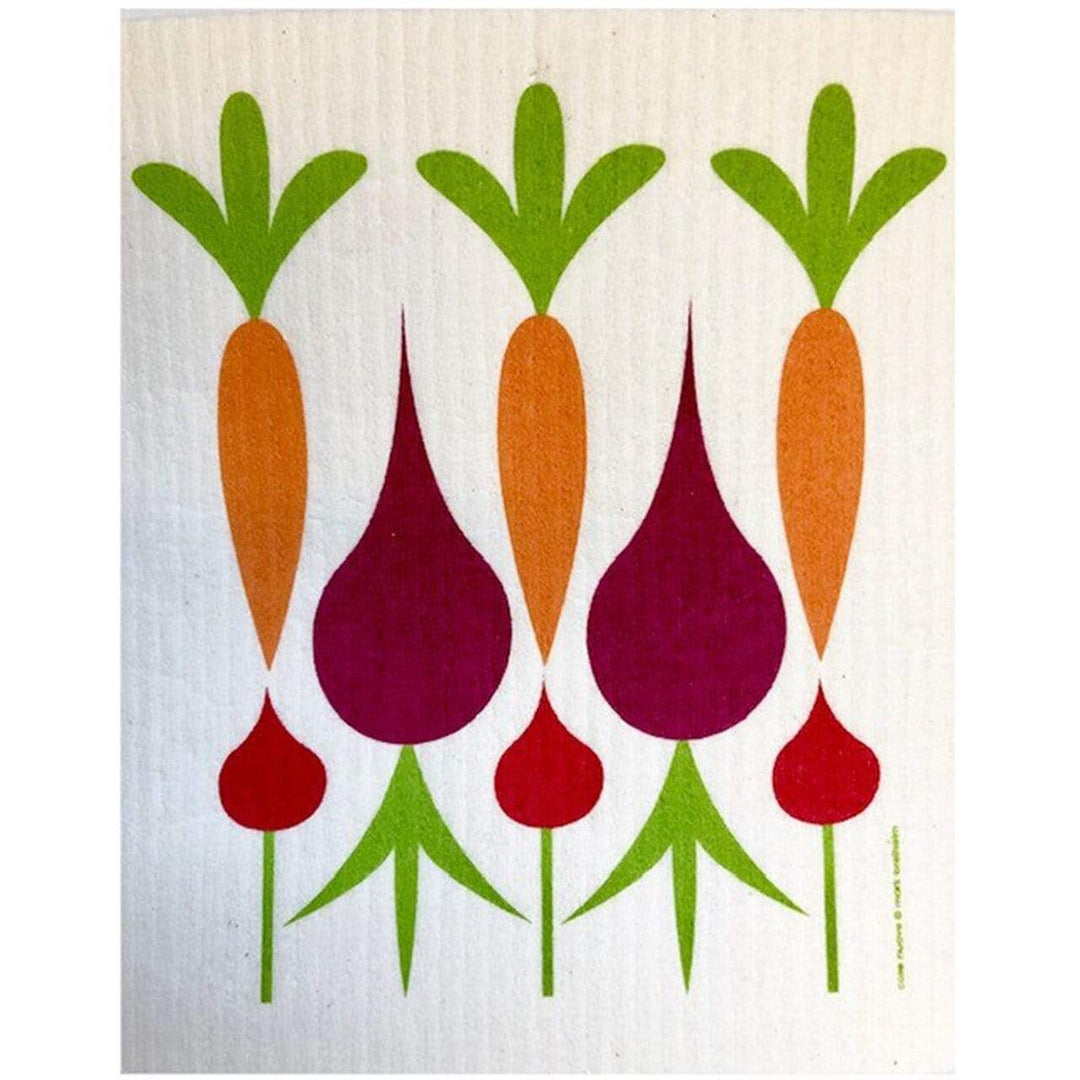 Cose Nuove Kitchen &amp; Bar Carrots &amp; Beets Swedish Dishcloth