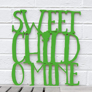 Spunky Fluff Proudly Handmade in South Dakota, USA Medium / Grass Green Sweet Child O Mine