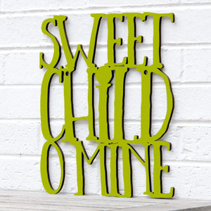 Spunky Fluff Proudly Handmade in South Dakota, USA Medium / Pear Green Sweet Child O Mine
