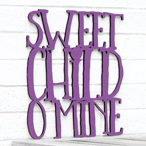 Spunky Fluff Proudly Handmade in South Dakota, USA Medium / Purple Sweet Child O Mine