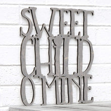 Load image into Gallery viewer, Spunky Fluff Proudly Handmade in South Dakota, USA Medium / Weathered Gray Sweet Child O Mine

