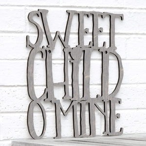 Spunky Fluff Proudly Handmade in South Dakota, USA Medium / Weathered Gray Sweet Child O Mine