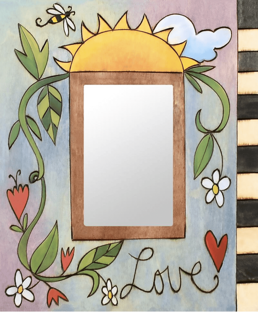Sticks Mixed Media Sweet Pea 4" x 6" Frame
