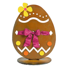 Load image into Gallery viewer, Prairie Dance Proudly Handmade in South Dakota, USA Magenta Tabletop &quot;Diamonds&quot; Easter Egg
