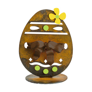 Prairie Dance Proudly Handmade in South Dakota, USA Espresso Tabletop "Ovals" Easter Egg