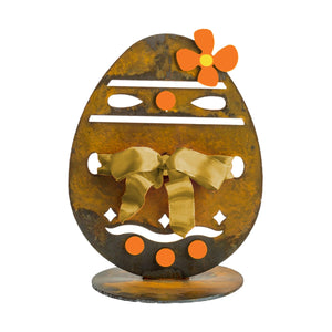 Prairie Dance Proudly Handmade in South Dakota, USA Gold Tabletop "Ovals" Easter Egg