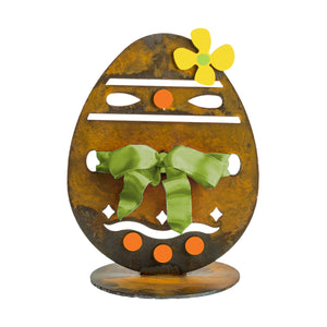 Prairie Dance Proudly Handmade in South Dakota, USA Pear Tabletop "Ovals" Easter Egg