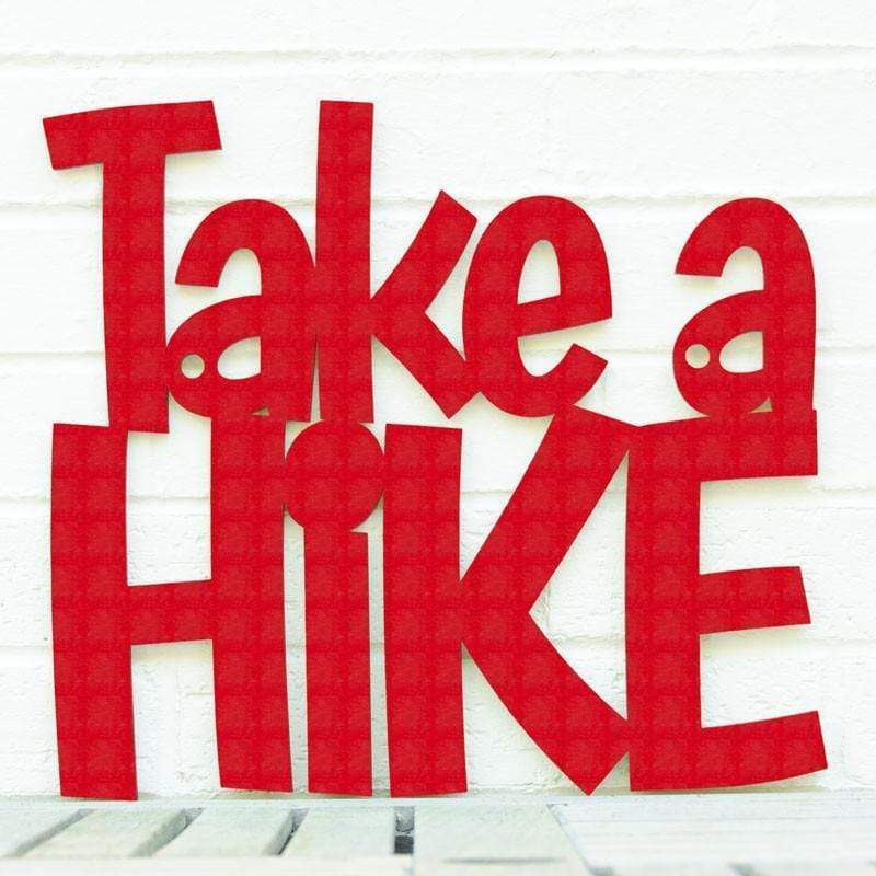 Spunky Fluff Proudly Handmade in South Dakota, USA Medium / Red Take A Hike