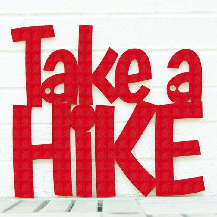 Spunky Fluff Proudly Handmade in South Dakota, USA Medium / Red Take A Hike