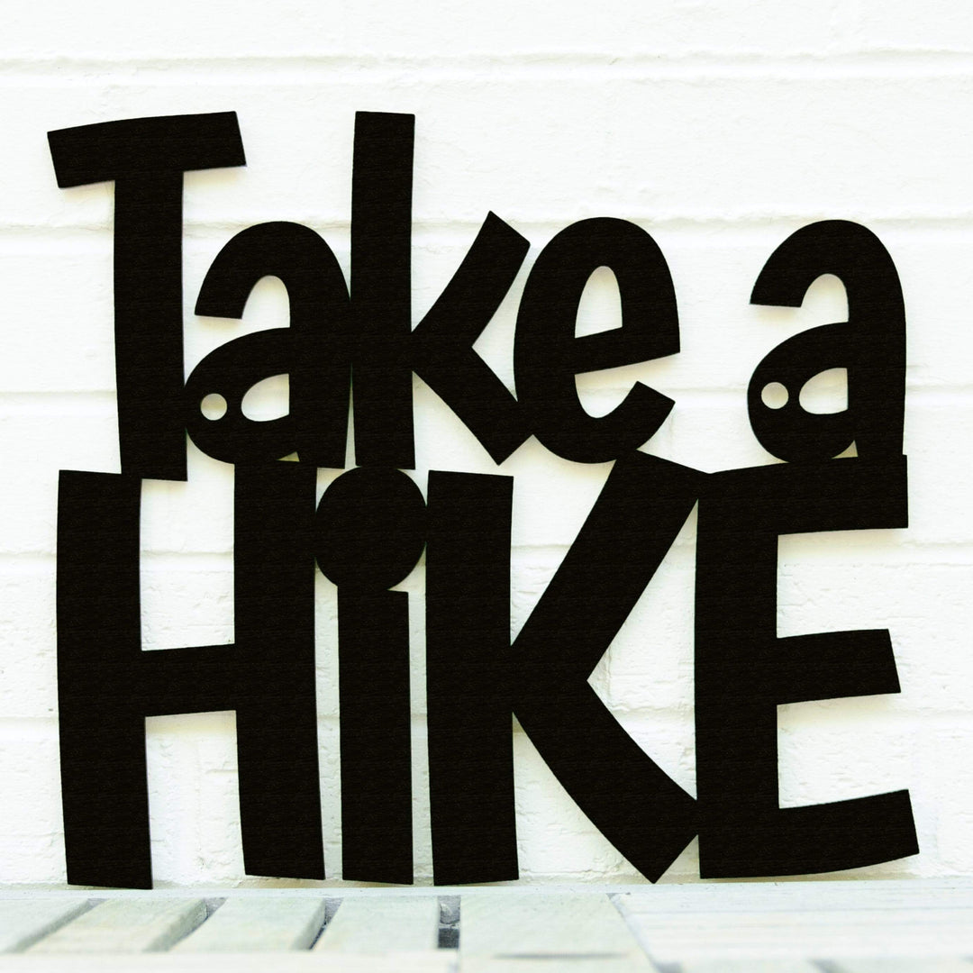 Spunky Fluff Proudly Handmade in South Dakota, USA Small / Black Take A Hike