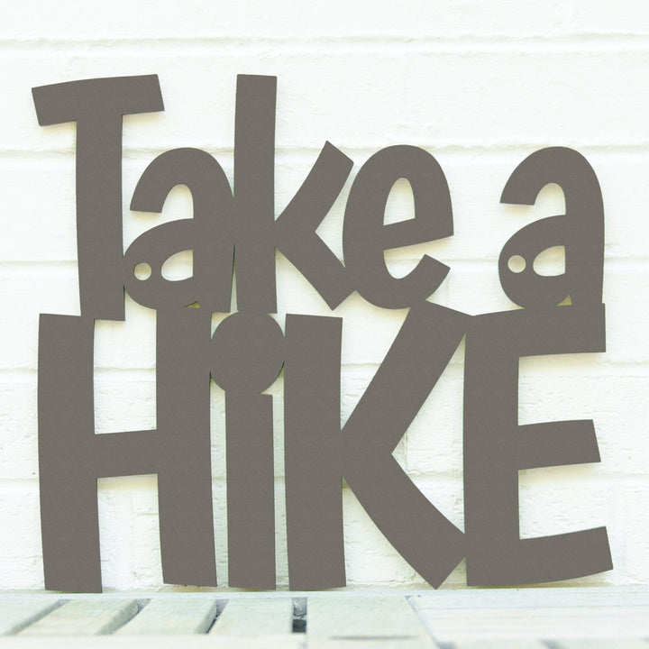 Spunky Fluff Proudly Handmade in South Dakota, USA Small / Charcoal Gray Take A Hike