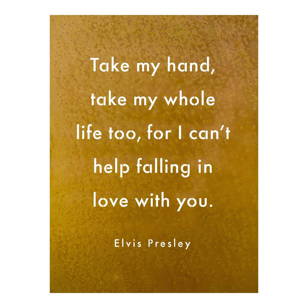 Prairie Dance Proudly Handmade in South Dakota, USA "Take My Hand" Decorative Wall Sign