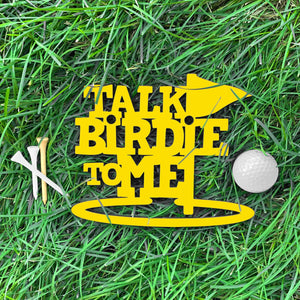 Spunky Fluff Proudly Handmade in South Dakota, USA Small / Yellow Talk Birdie To Me
