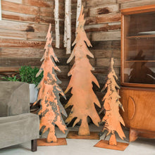 Load image into Gallery viewer, Prairie Dance Proudly Handmade in South Dakota, USA Tall Rusted Steel Pencil Tree Collection
