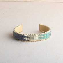 Load image into Gallery viewer, Etkie Jewelry Tess Beaded Glass Cuff -Small
