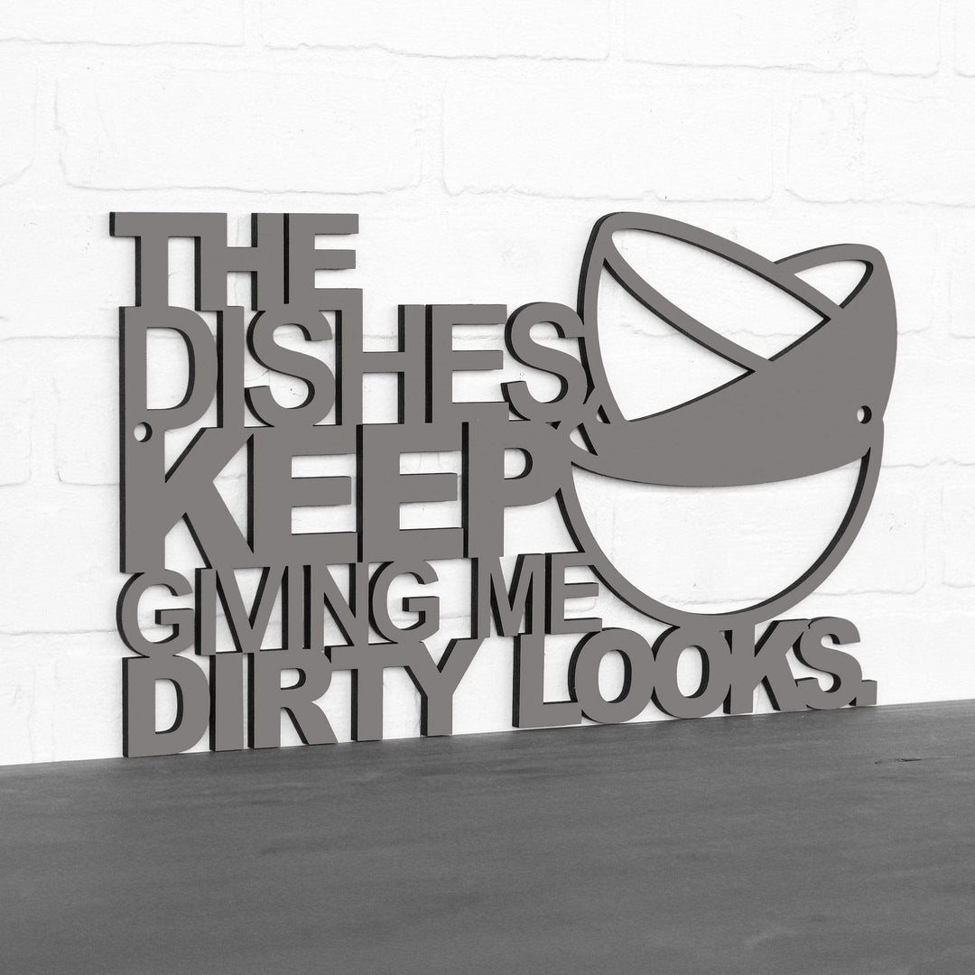 Spunky Fluff Proudly Handmade in South Dakota, USA The Dishes Keep Giving me Dirty Looks