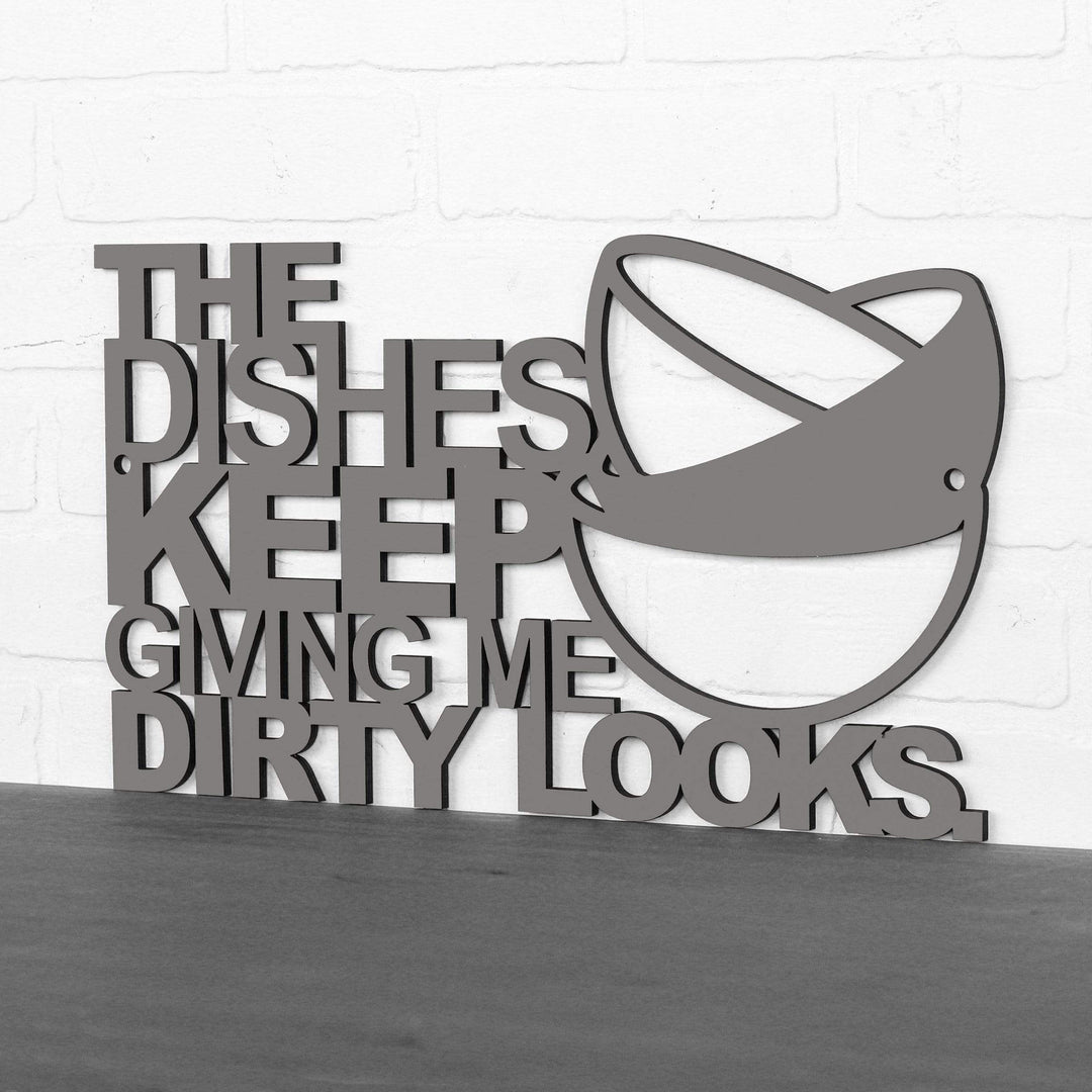 Spunky Fluff Proudly Handmade in South Dakota, USA The Dishes Keep Giving me Dirty Looks