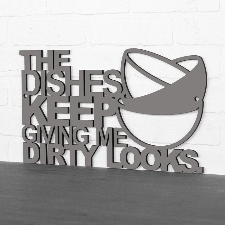 Spunky Fluff Proudly Handmade in South Dakota, USA The Dishes Keep Giving me Dirty Looks