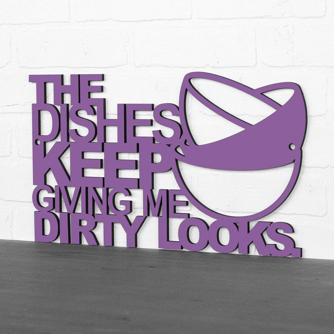 Spunky Fluff Proudly Handmade in South Dakota, USA The Dishes Keep Giving me Dirty Looks