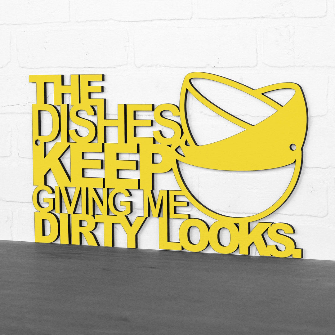 Spunky Fluff Proudly Handmade in South Dakota, USA The Dishes Keep Giving me Dirty Looks