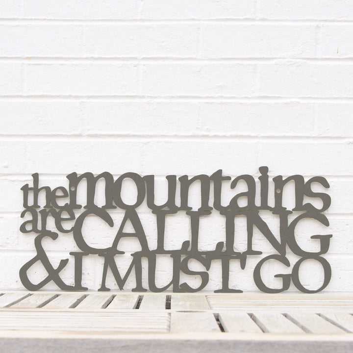Spunky Fluff Proudly Handmade in South Dakota, USA The Mountains are Calling and I Must Go