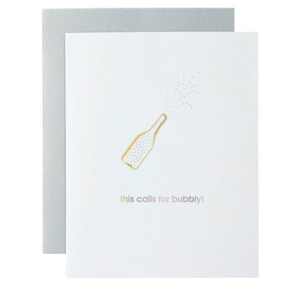 Chez Gagne Cards This Calls For Bubbly Congrats Card