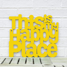 Load image into Gallery viewer, Spunky Fluff Proudly Handmade in South Dakota, USA Small / Yellow This is my Happy Place
