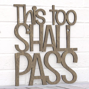 Spunky Fluff Proudly Handmade in South Dakota, USA This Too Shall Pass