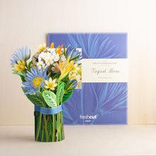 Load image into Gallery viewer, FreshCut Paper LLC Greeting &amp; Note Cards Tropical Bloom Pop-up Card
