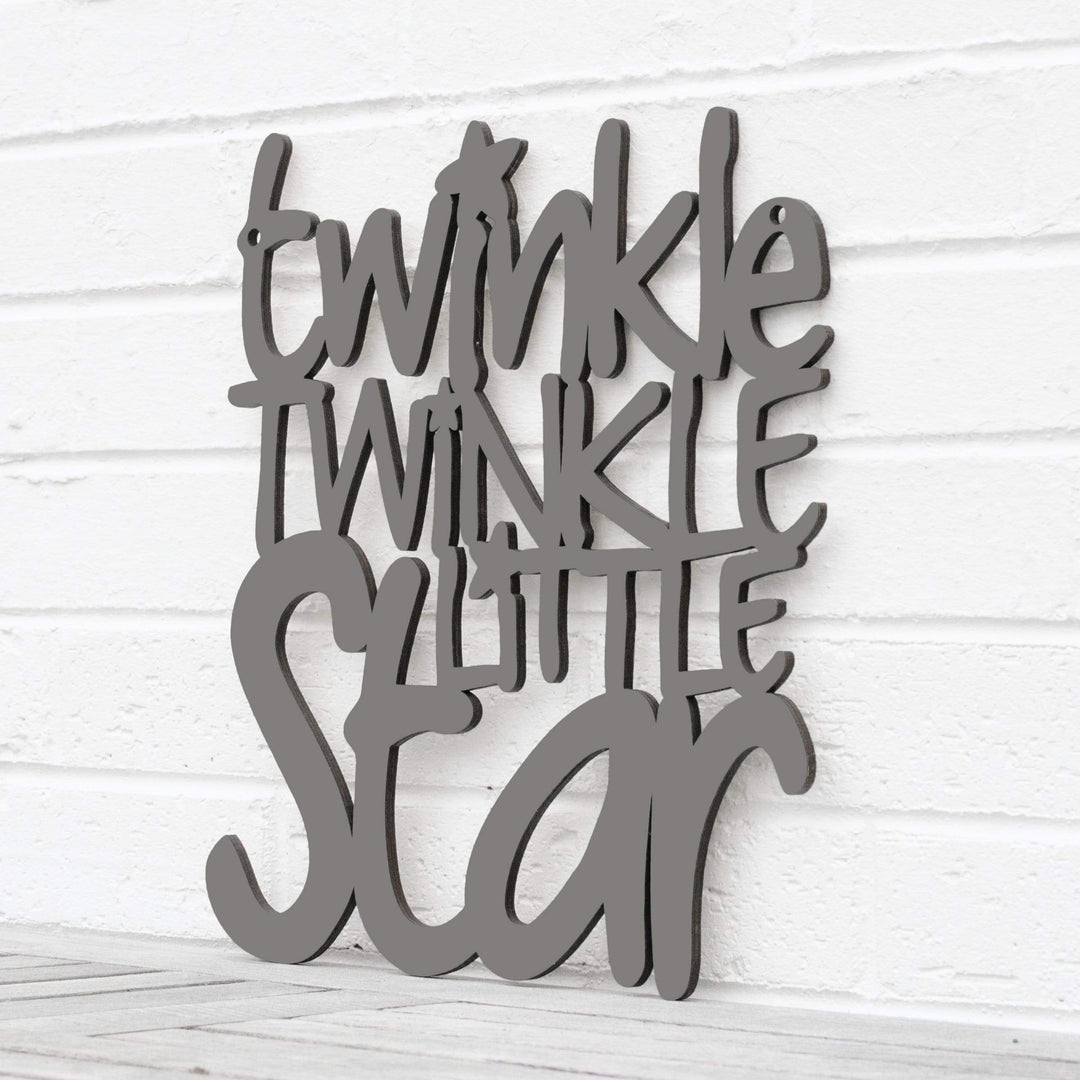 Spunky Fluff Proudly Handmade in South Dakota, USA Medium / Charcoal Gray Twinkle Twinkle Little Star
