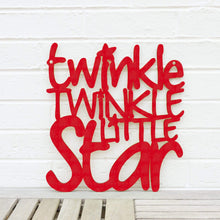 Load image into Gallery viewer, Spunky Fluff Proudly Handmade in South Dakota, USA Medium / Red Twinkle Twinkle Little Star
