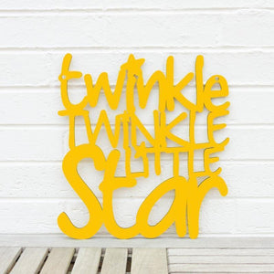 Spunky Fluff Proudly Handmade in South Dakota, USA Medium / Yellow Twinkle Twinkle Little Star