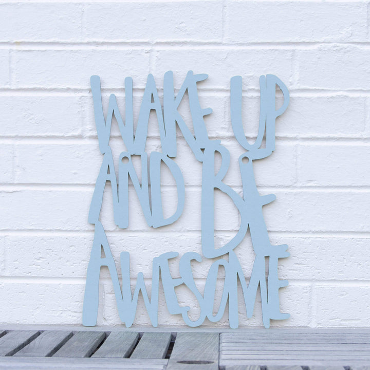 Spunky Fluff Proudly handmade in South Dakota, USA Large / Powder Wake Up and Be Awesome