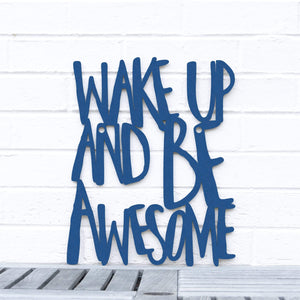 Spunky Fluff Proudly handmade in South Dakota, USA Medium / Cobalt Blue Wake Up and Be Awesome