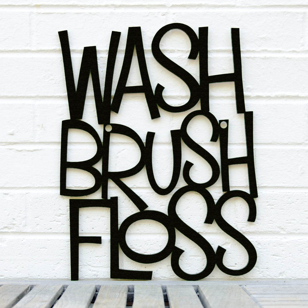 Spunky Fluff Proudly handmade in South Dakota, USA Medium / Black Wash Brush Floss