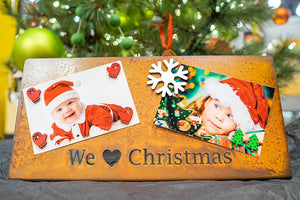 Prairie Dance Proudly Handmade in South Dakota, USA "We Love Christmas" Magnetic Frame