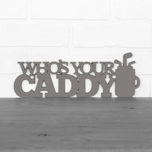 Load image into Gallery viewer, Spunky Fluff Proudly handmade in South Dakota, USA Small / Charcoal Gray Who&#39;s Your Caddy
