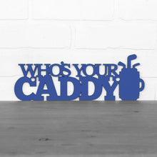 Load image into Gallery viewer, Spunky Fluff Proudly handmade in South Dakota, USA Small / Cobalt Blue Who&#39;s Your Caddy
