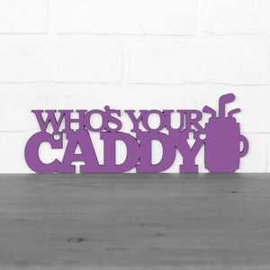Spunky Fluff Proudly handmade in South Dakota, USA Small / Purple Who's Your Caddy