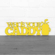 Load image into Gallery viewer, Spunky Fluff Proudly handmade in South Dakota, USA Small / Yellow Who&#39;s Your Caddy
