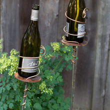 Load image into Gallery viewer, Prairie Dance Proudly Handmade in South Dakota, USA &quot;Wine Bottle&quot; Decorative Garden Stake
