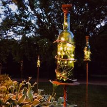 Load image into Gallery viewer, Prairie Dance Wine Bottle Solar Lights
