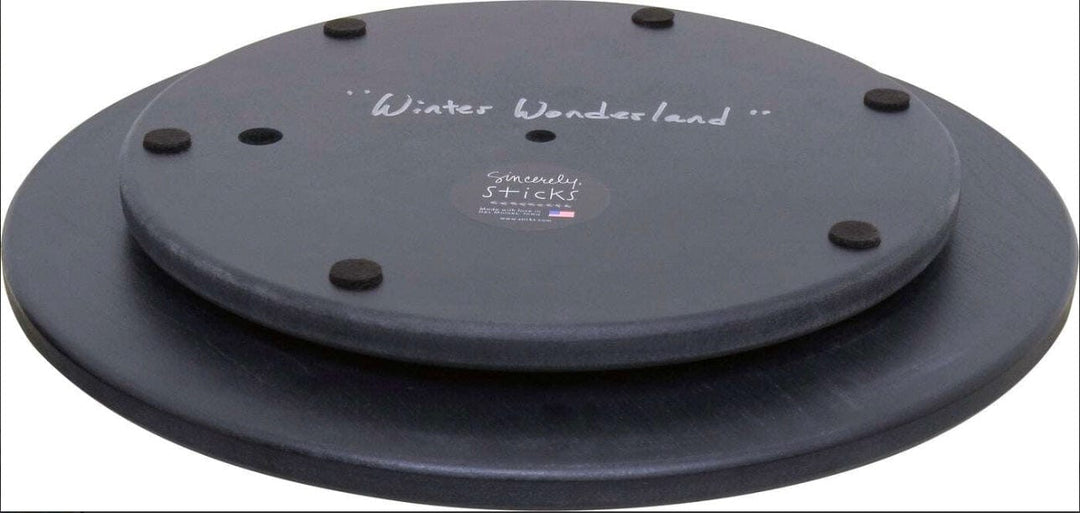 Sticks Proudly Handmade in Iowa, USA Winter Wonderland Lazy Susan
