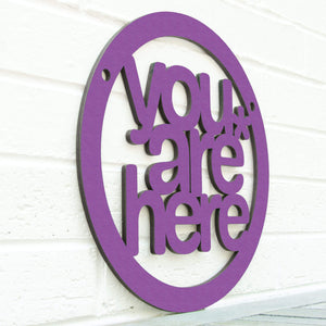 Spunky Fluff Proudly handmade in South Dakota, USA Small / Purple You are Here