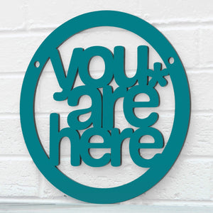 Spunky Fluff Proudly handmade in South Dakota, USA Small / Teal You are Here