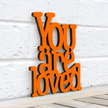 Load image into Gallery viewer, Spunky Fluff Proudly handmade in South Dakota, USA Large / Orange You are Loved
