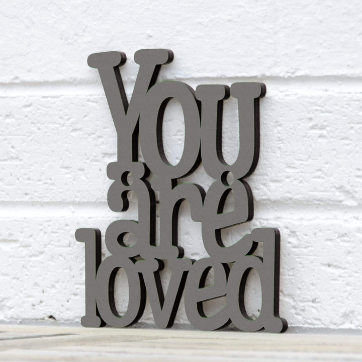 Spunky Fluff Proudly handmade in South Dakota, USA Small / Charcoal Gray You are Loved
